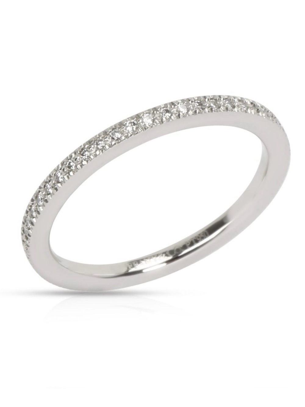 Tiffany & Co. Lucida Diamond Eternity Band in Platinum (0.20 CTW) SIZE 4